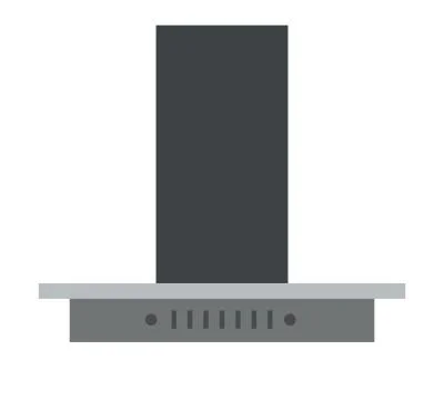 Cooker hood vector flat isolated Stock Illustration