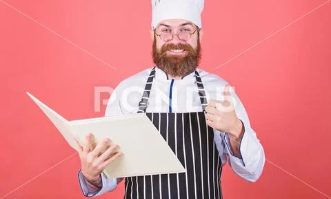 Cookery on my mind. Improve cooking skill. Book recipes. According to recipe Stock Photos