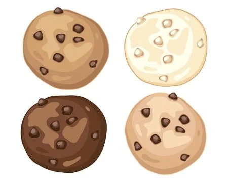 Cookie advert Illustrazione stock