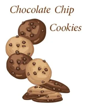 Cookie advert Stock Illustration
