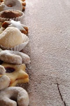 Cookie background Stock Photos