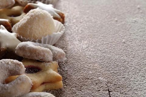 Cookie background Stock Photos