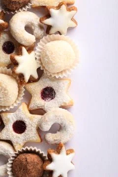 Cookie background Stock Photos