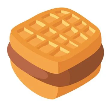 Cookie cake isolated vector イラスト素材