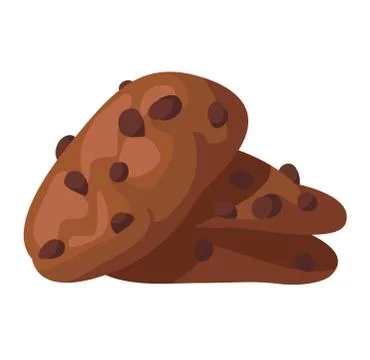 Cookie cake isolated vector 스톡 일러스트