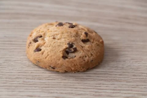 Cookie with chocolate chips Stock Photos