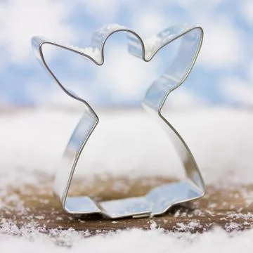 Cookie cutter angel Stock Photos