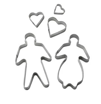 Cookie cutter (clipping path) Stock Photos