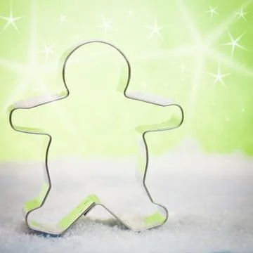 Cookie cutter man Stock Photos