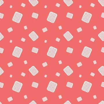 Cookie Dessert Snack Seamless Pattern Stock Illustration