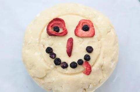 Cookie Dough Decorated Stock Photos