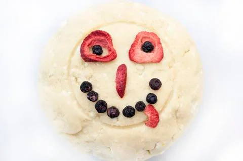 Cookie Dough Decorated Stock Photos