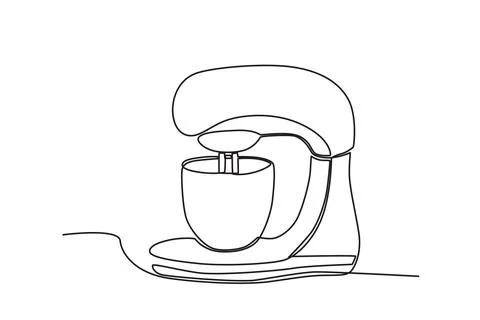 A cookie dough mixer Stock Illustration