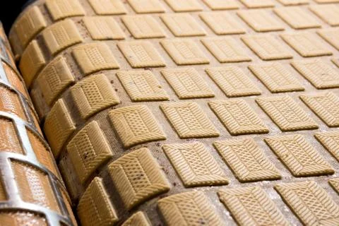 Cookie factory making Stock Photos