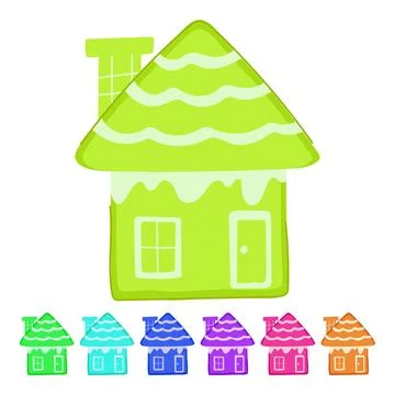 Cookie gingerbread vector cartoon graphic Stock Illustration