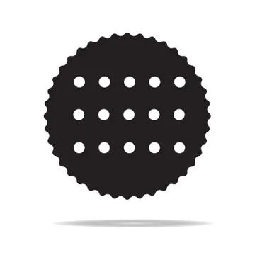 Cookie icon Illustrazione stock