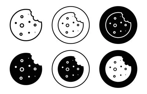 Cookie icon Illustrazione stock