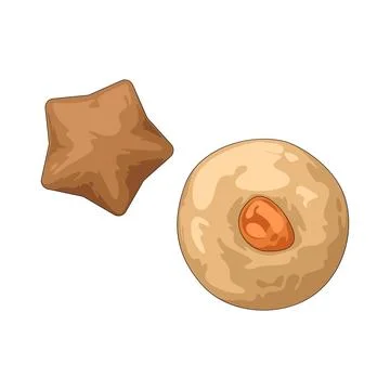 Cookie illustration Stockillustratie