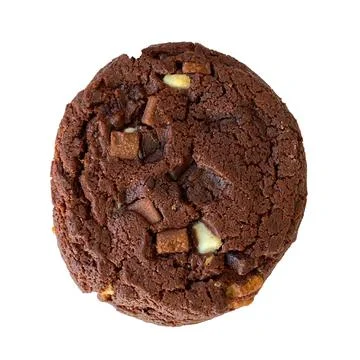 Cookie isolated on the white background Stock Photos