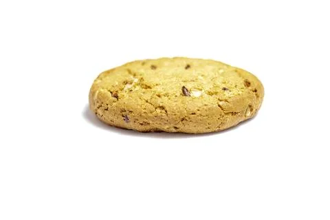 Cookie isolated on white background.  Sweet biscuits. Stock Photos