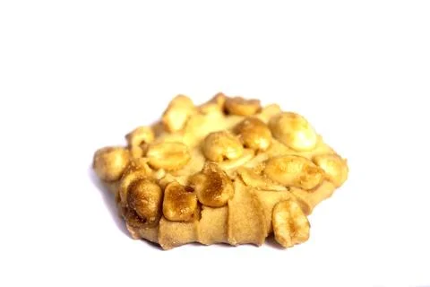 Cookie isolated on white background.  Sweet biscuits. Homemade pastry. Foto stock