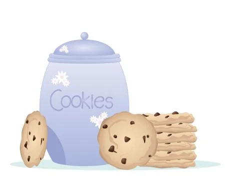 cute cookie jar clipart