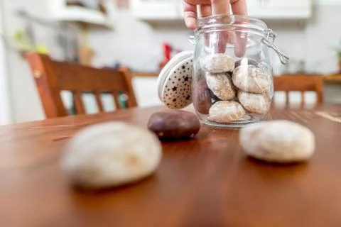 Cookie jar in the kitchen 写真素材