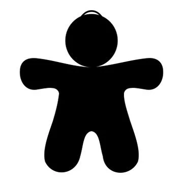 Cookie man Stock Illustration