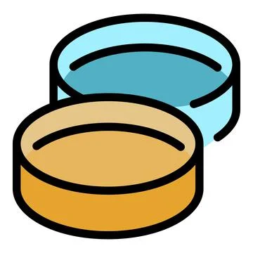 Cookie molds circle icon color outline vector Stock Illustration