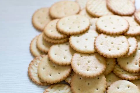 Cookie pattern. culinary background, fresh pastry, confectionery Stock Photos