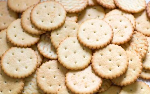 Cookie pattern. culinary background, fresh pastry, confectionery Stock Photos