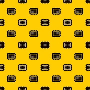 Cookie pattern vector Stock Illustration