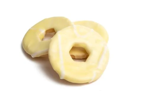 Cookie rings isolated Stock Photos