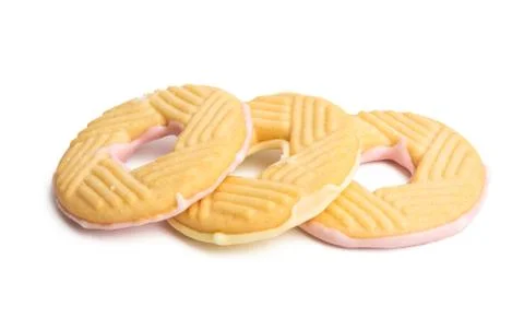 Cookie rings isolated Stock Photos