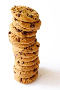 Cookie stack Stock Photos