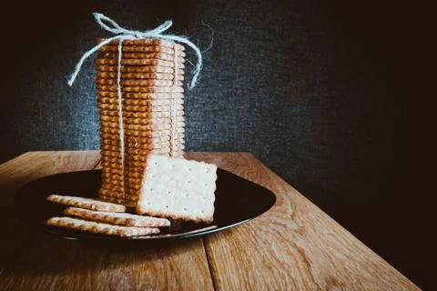 Cookie stack Stock Photos