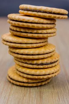 Cookie tower Stock Photos