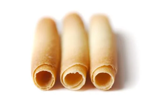 Cookie tubes Stock Photos