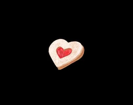 Cookie vector icon isolated in black background Stock Illustration