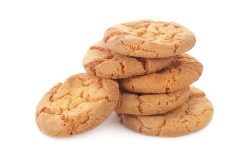 Cookie on a white background Stock Photos