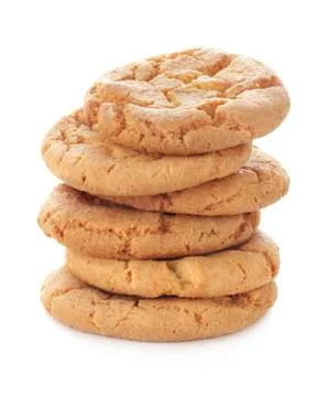 Cookie on a white background Stock Photos