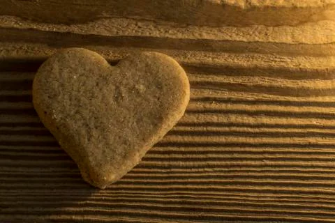 Cookie on wooden table 写真素材