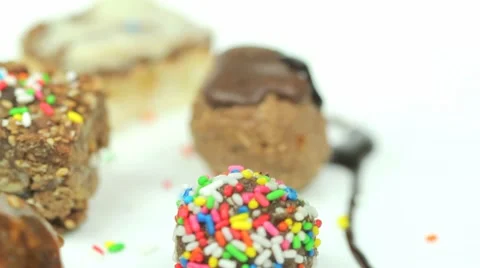 Cookies Assorted Stock Footage 10597774