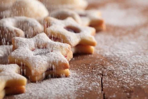 Cookies background Stock Photos
