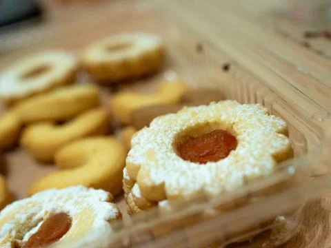 Cookies in the box Stock Photos