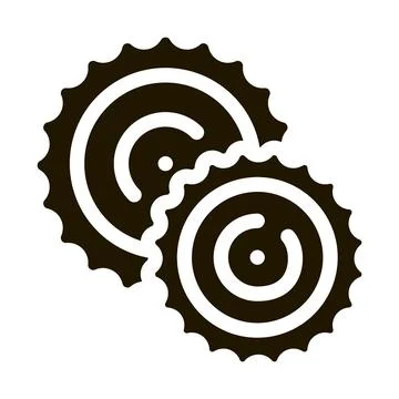 Cookies Breakfast Snack Icon  Vector Stock Illustration