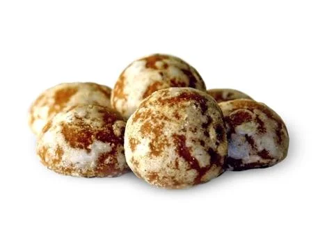 Cookies with chocolate Stock Photos