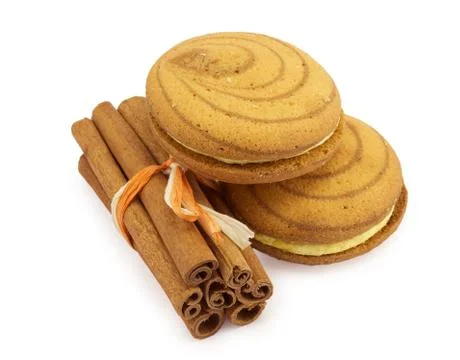 Cookies, cinnamon Stock Photos