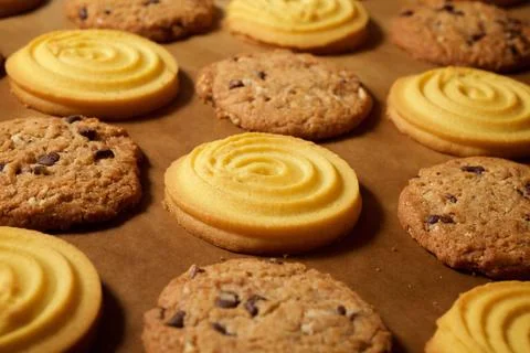 Cookies close up Stock Photos