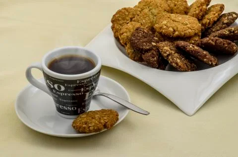 Cookies & coffee 04 Stock Photos